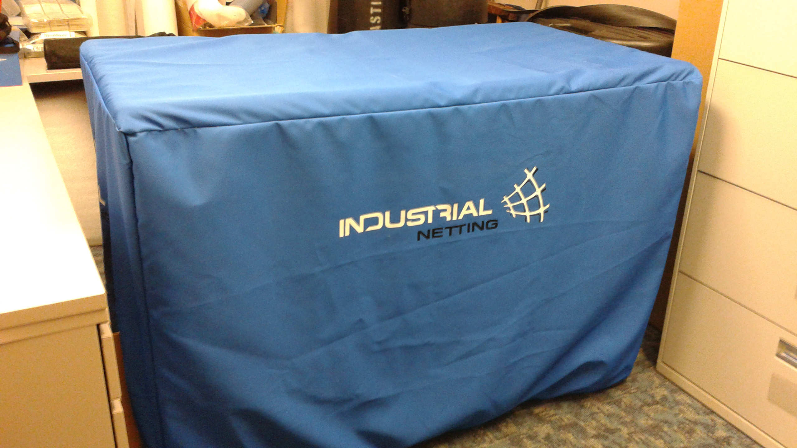 Custom Booth Cover for Industrial Netting