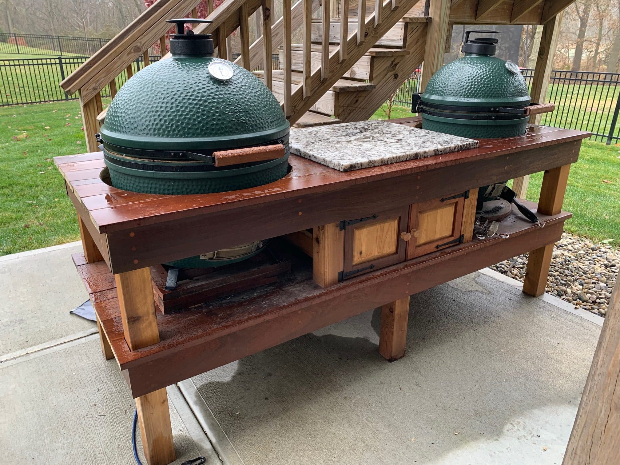 Big Green Egg Grill Set Up GrillWraps