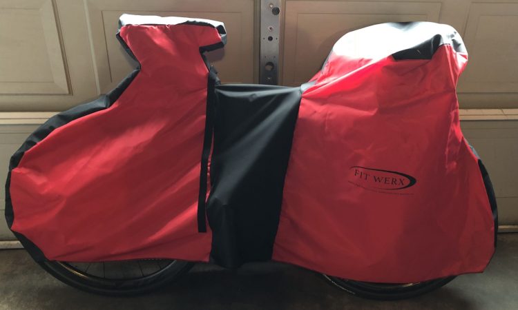 Custom cover for bicycle for storage and protection