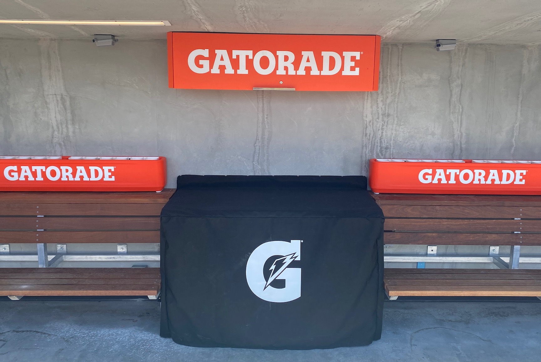 Custom Cover for a Gatorade Cooler with Gatorade Branding
